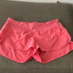 Lululemon pink shorts